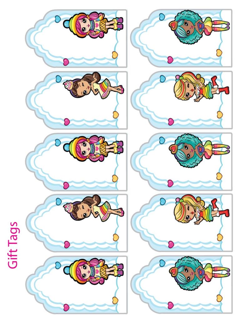 Gift Tags Party Pop Teenies  pdf