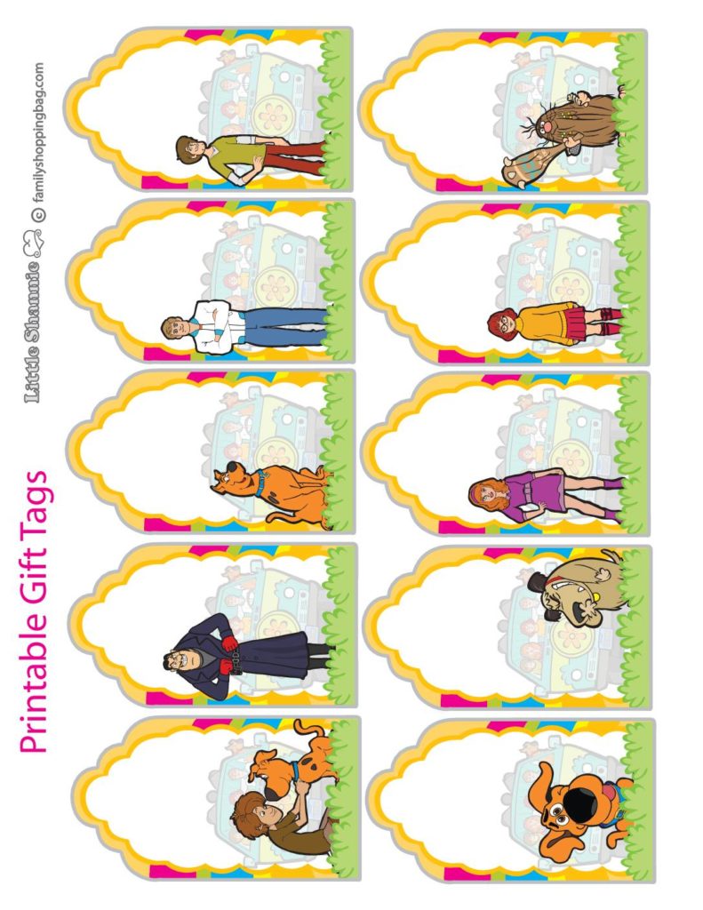 Gift Tags Scooby Doo  pdf