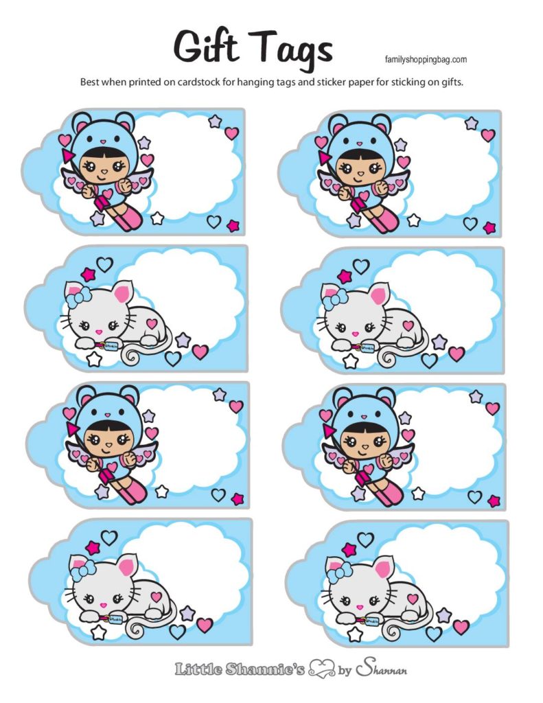 Gift Tags Valentine Shannies  pdf