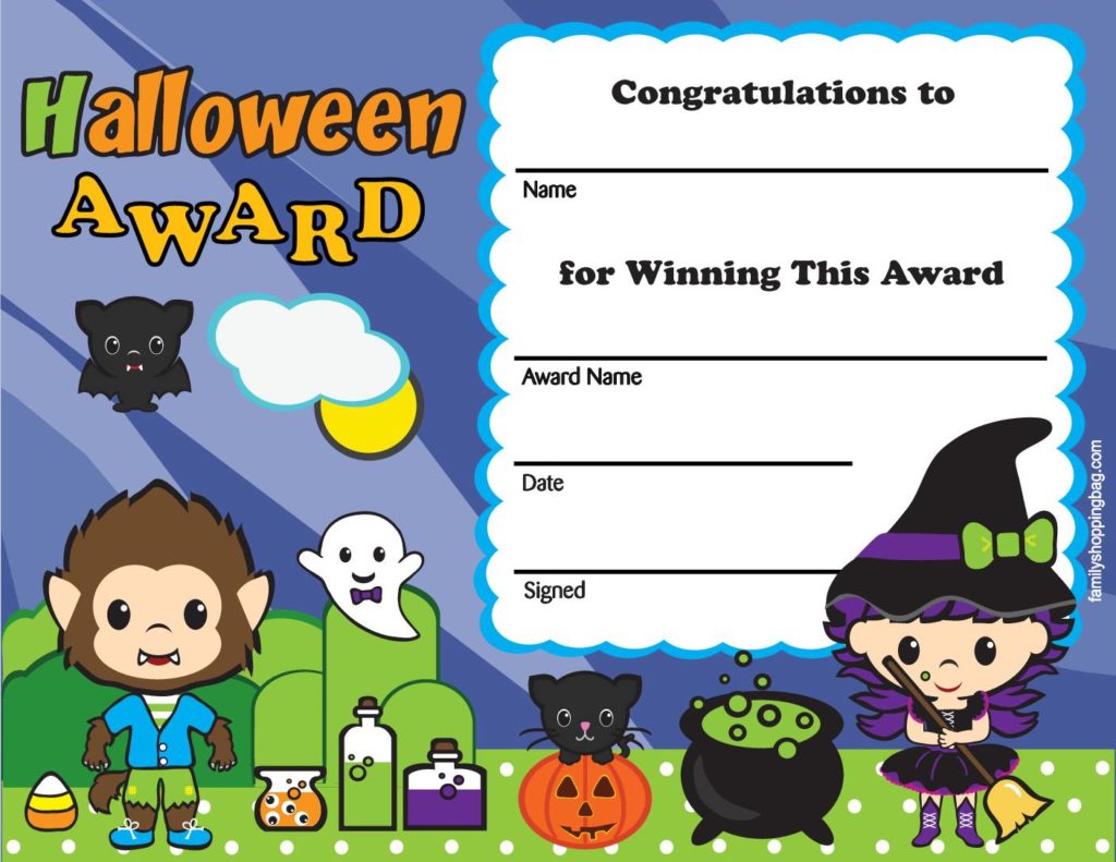 Halloween Award  pdf