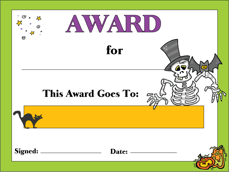 Halloween Award 1