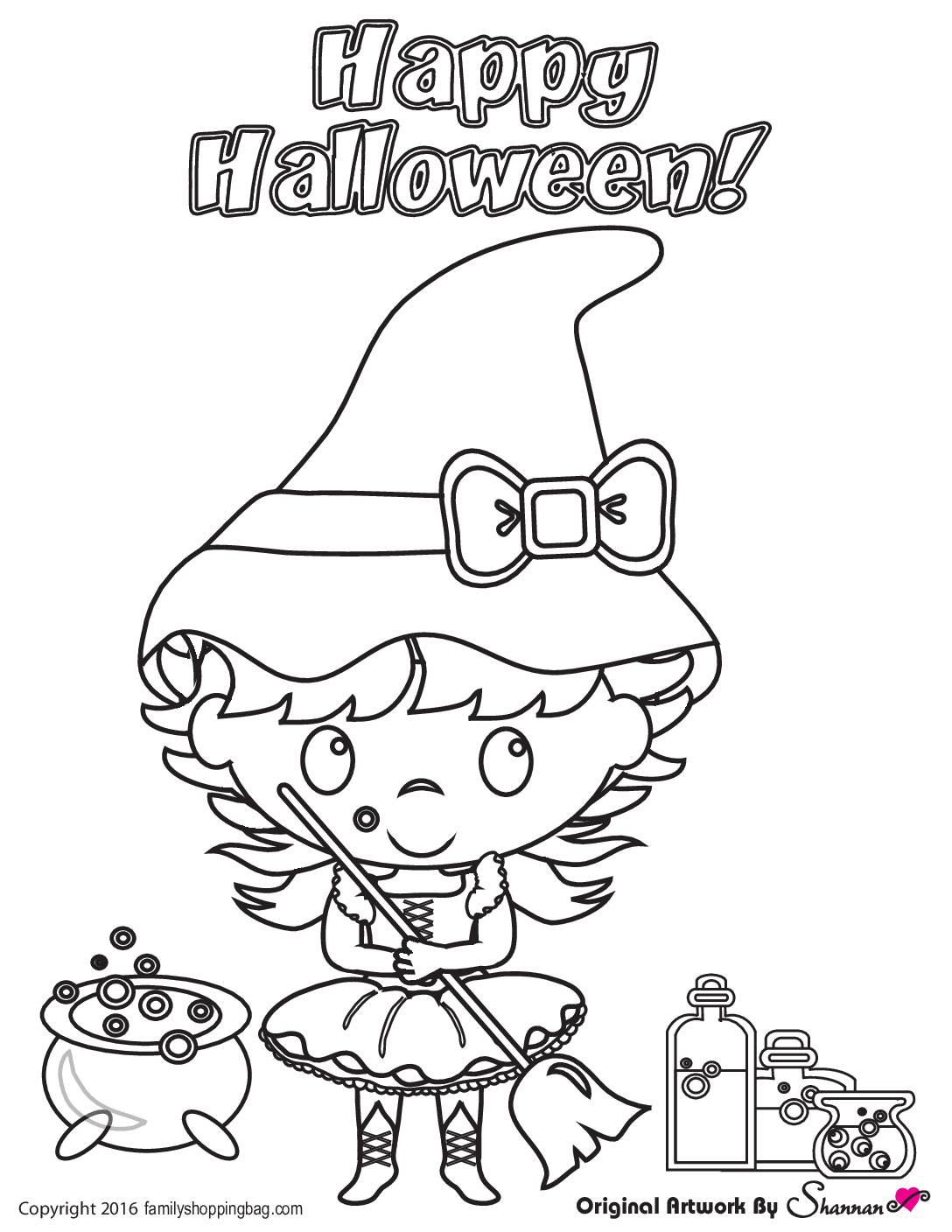 Halloween Coloring Page 3