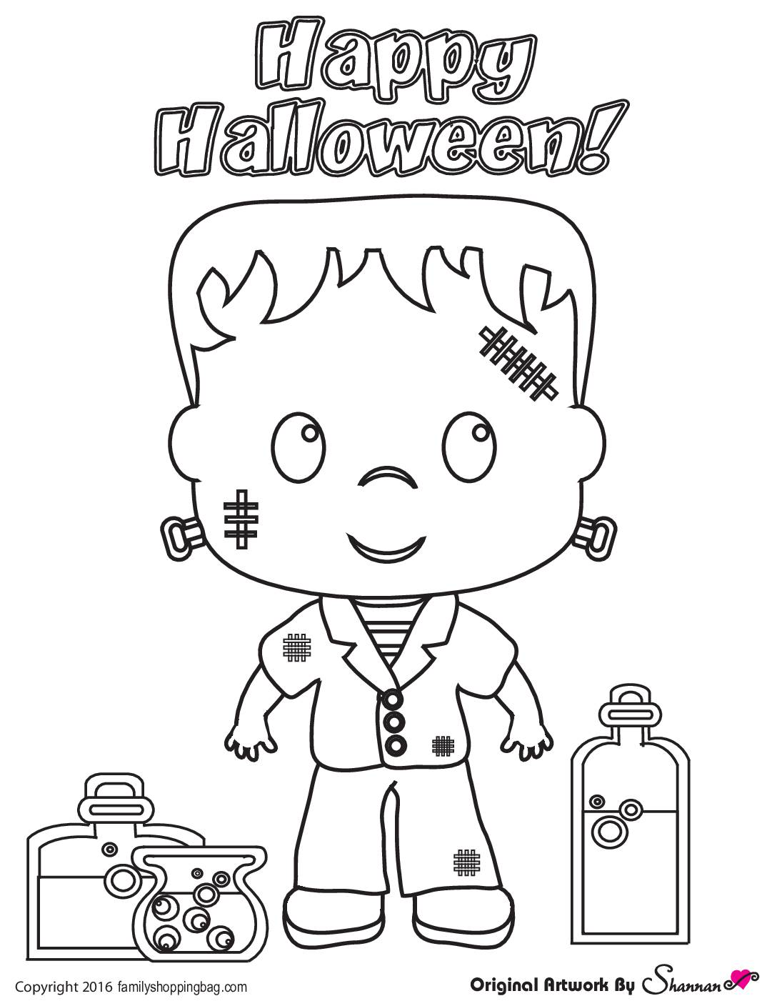 Halloween Coloring Page  pdf