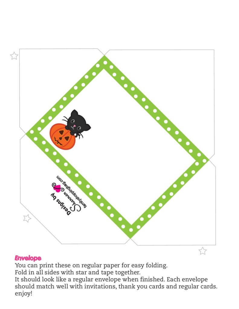 Halloween Envelope  pdf