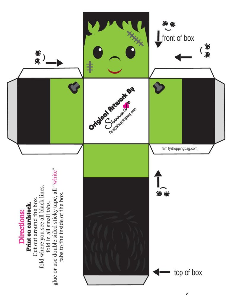 Halloween Favor Box   pdf