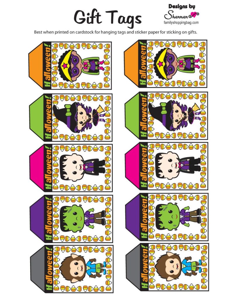Halloween Gift Tag  pdf