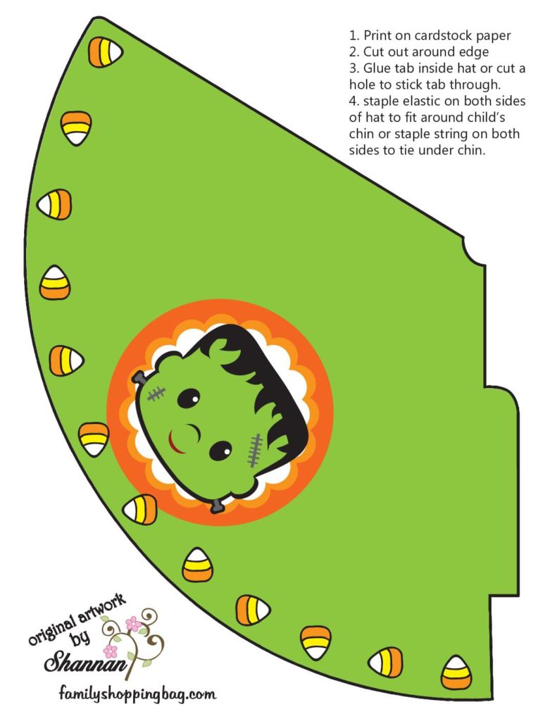 Halloween Hat Frankie  pdf