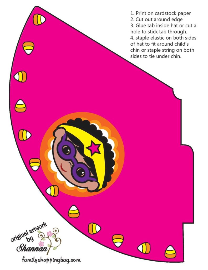 Halloween Hat Supergirl  pdf