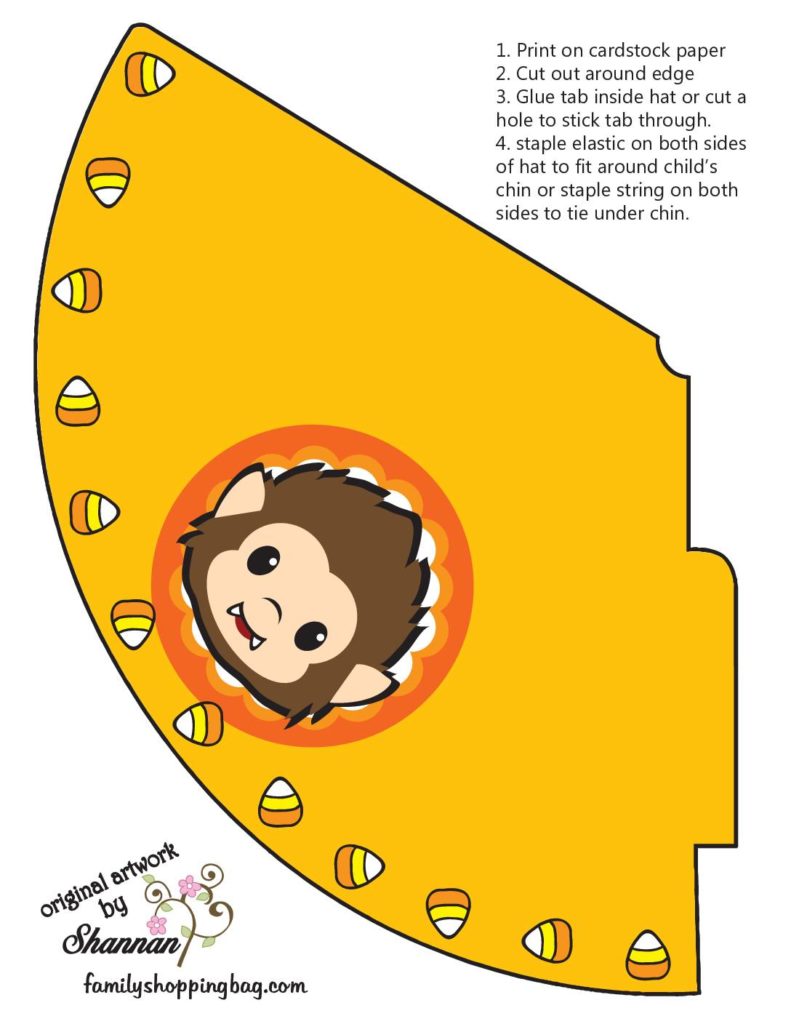 Halloween Hat Wolfie  pdf