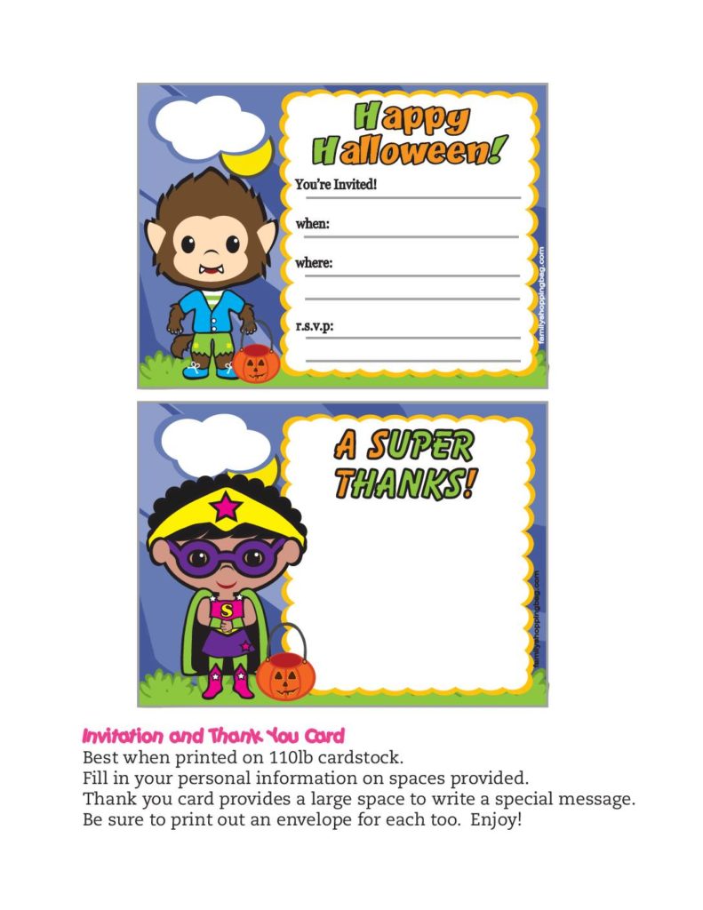 Halloween Invitation  pdf