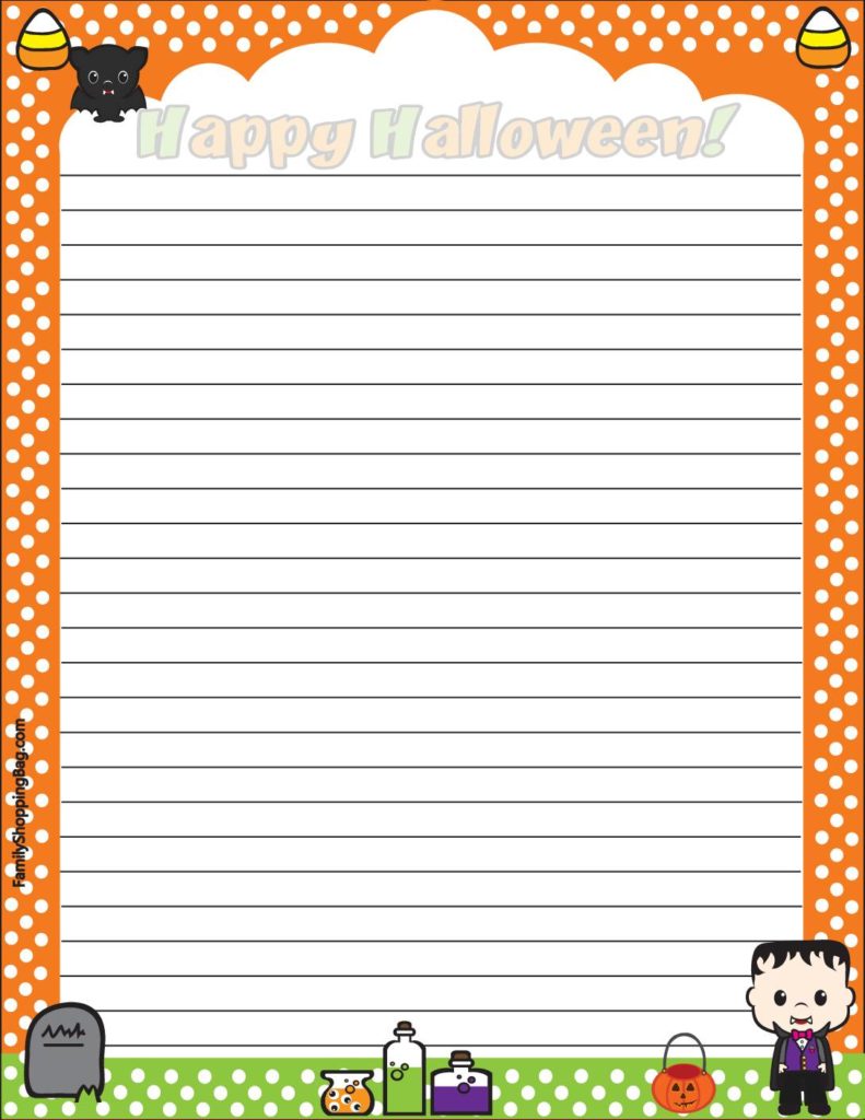 Halloween Stationery   pdf