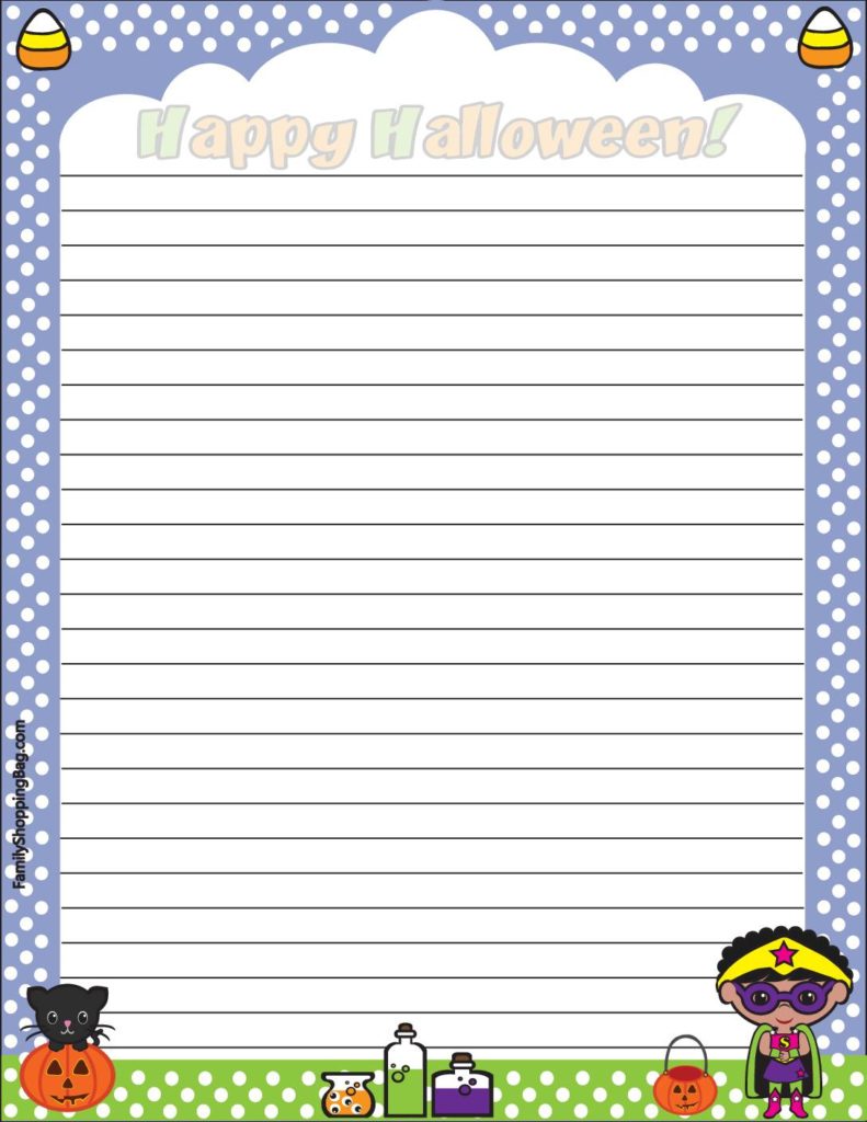 Halloween Stationery   pdf