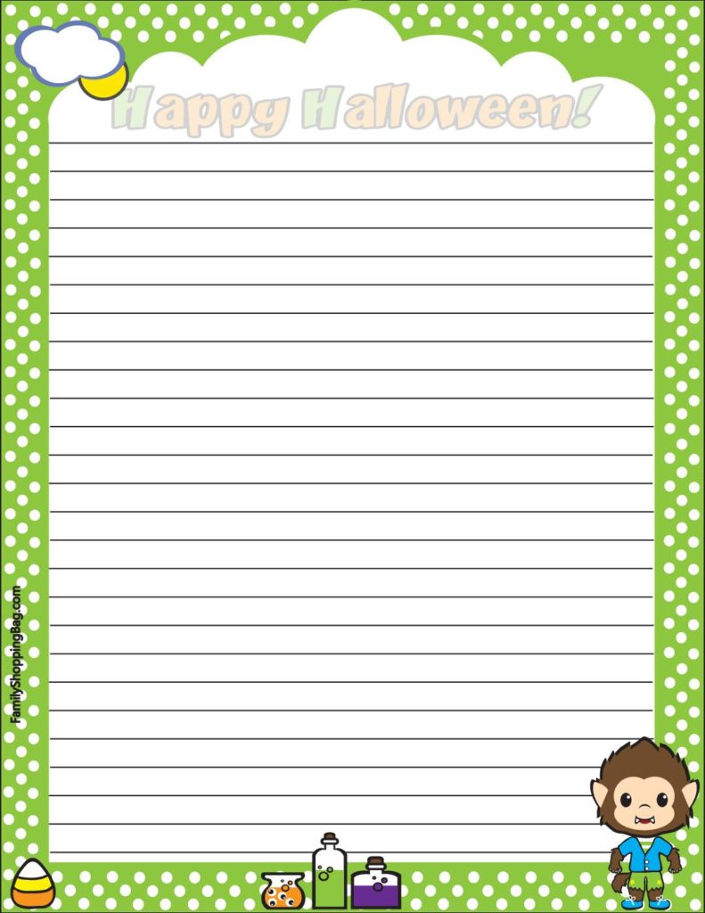 Halloween Stationery  pdf