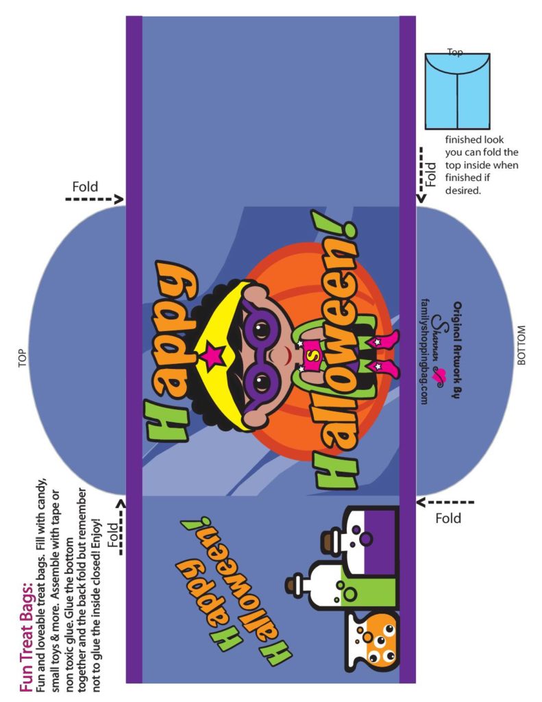Halloween Treat Bag  pdf