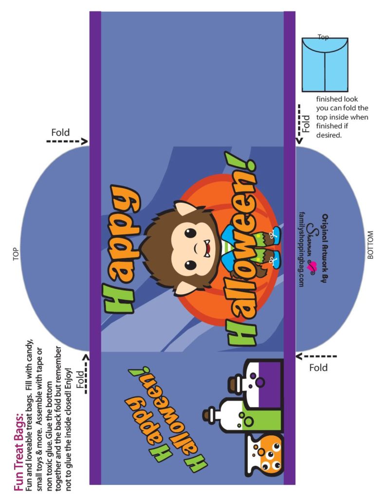 Halloween Treat Bag   pdf