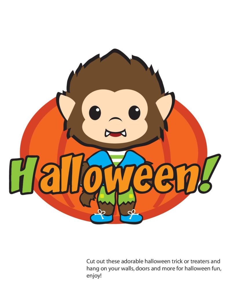 Halloween Wall Sign   pdf