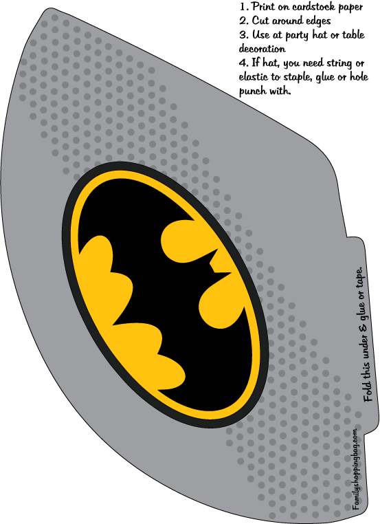 Batman Party Hat