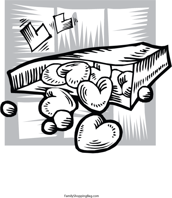 Heart Candies Coloring Pages