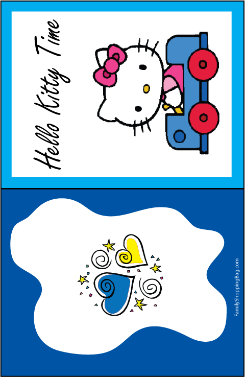 Hello Kitty Car Invitation