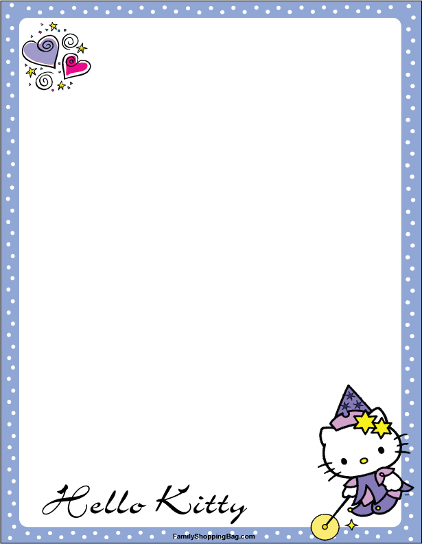 Hello Kitty Magic Kitten Stationery