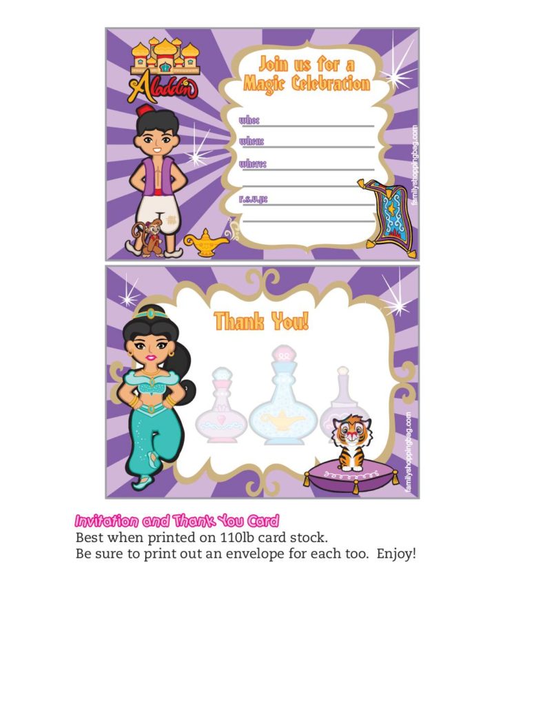 Invitation Aladdin  pdf