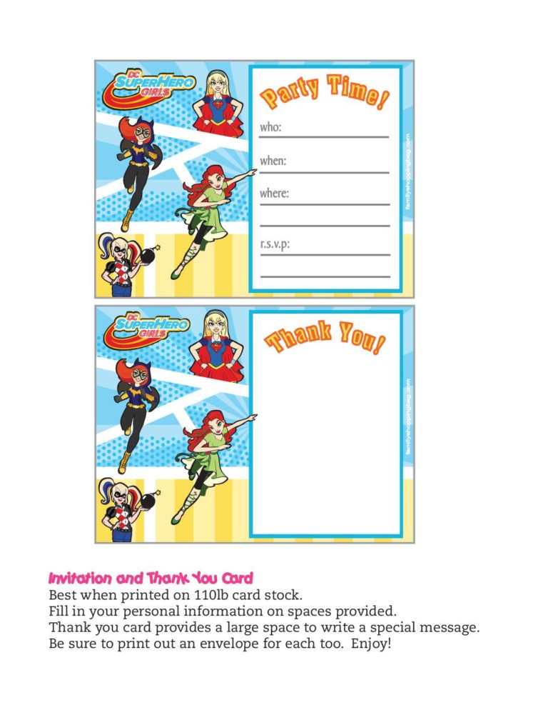 Cupcake Toppers DC Super Hero Girls