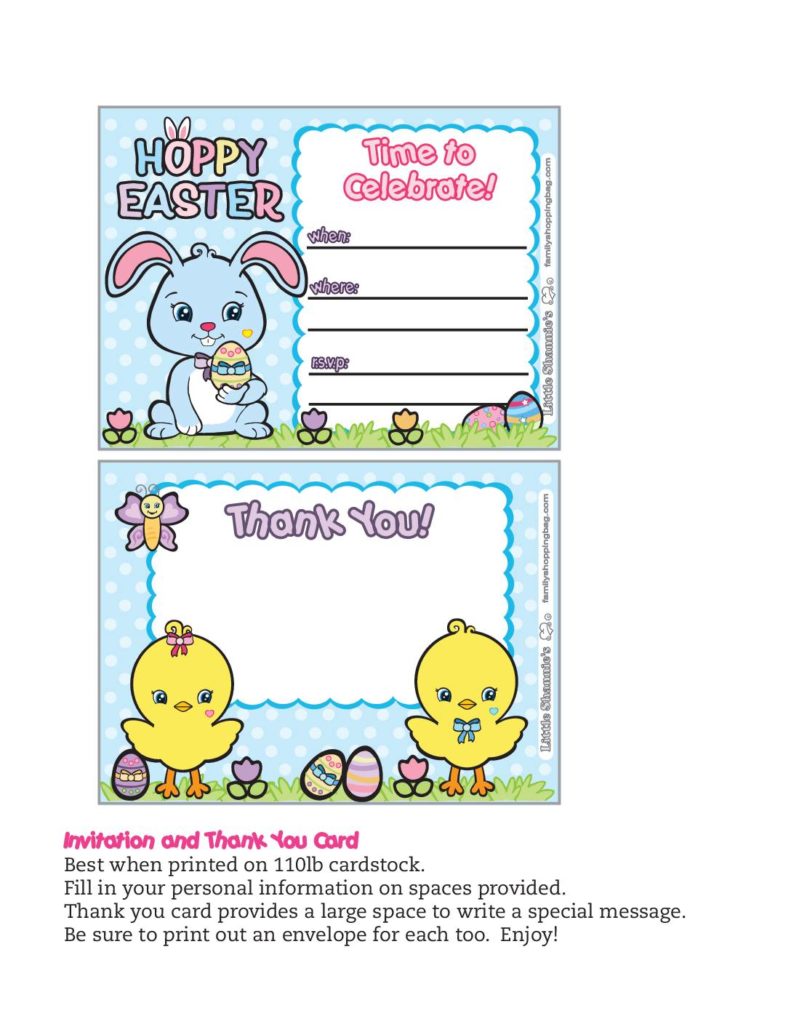 Invitation Easter  pdf