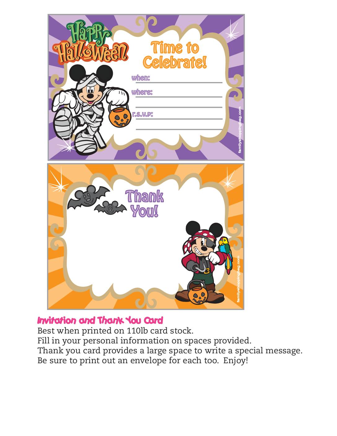 Invitation Halloween  pdf