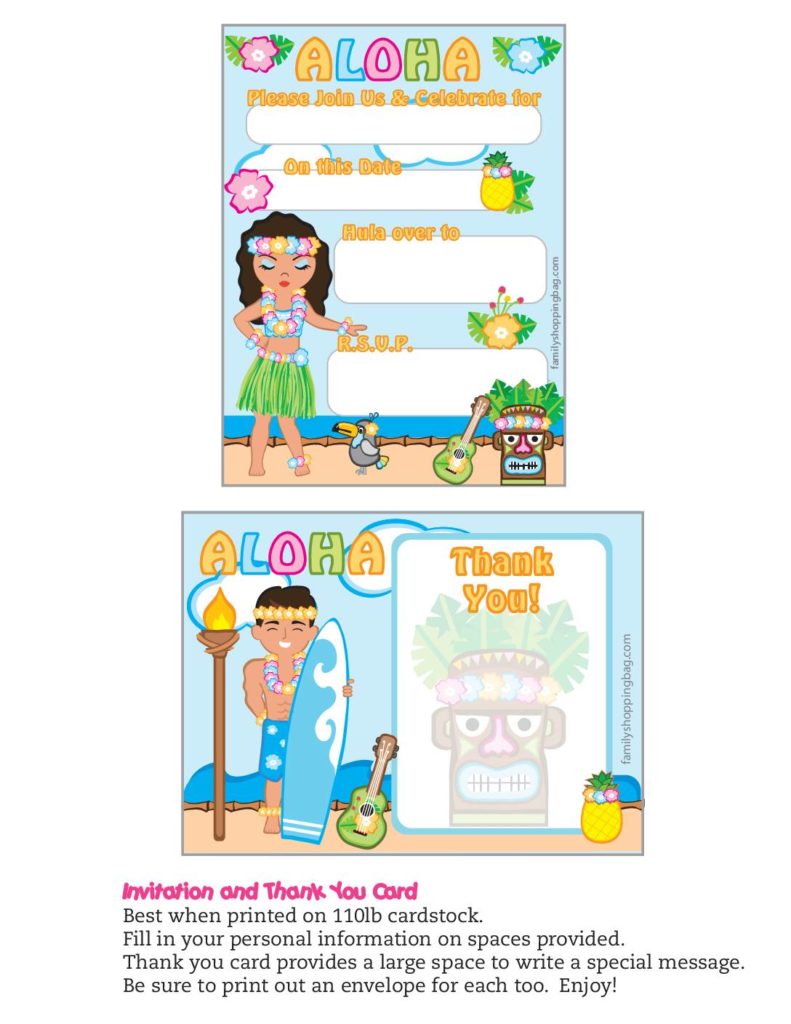 Invitation Luau  pdf