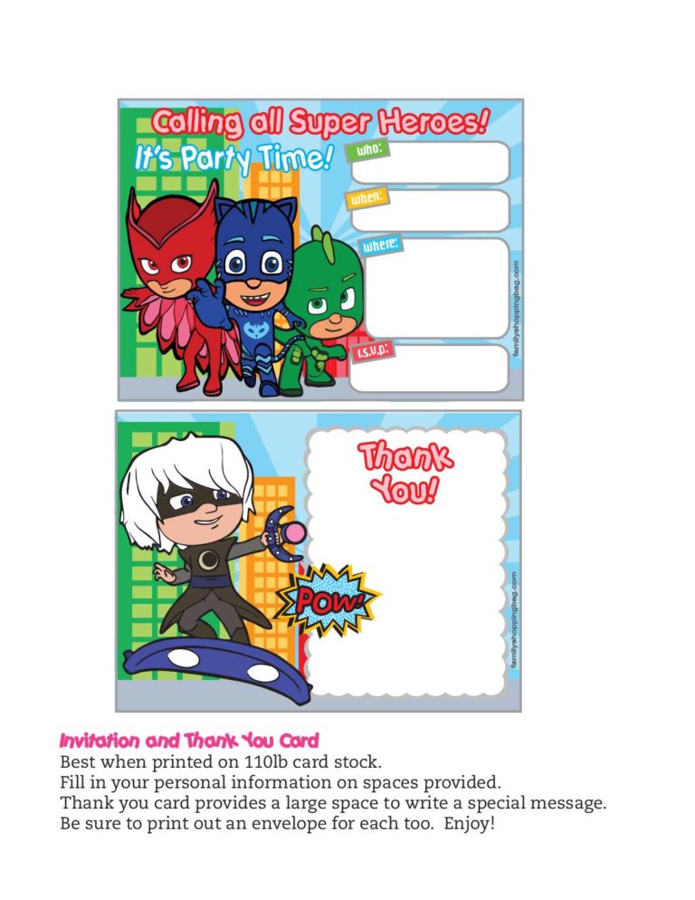 Cupcake Toppers PJ Masks