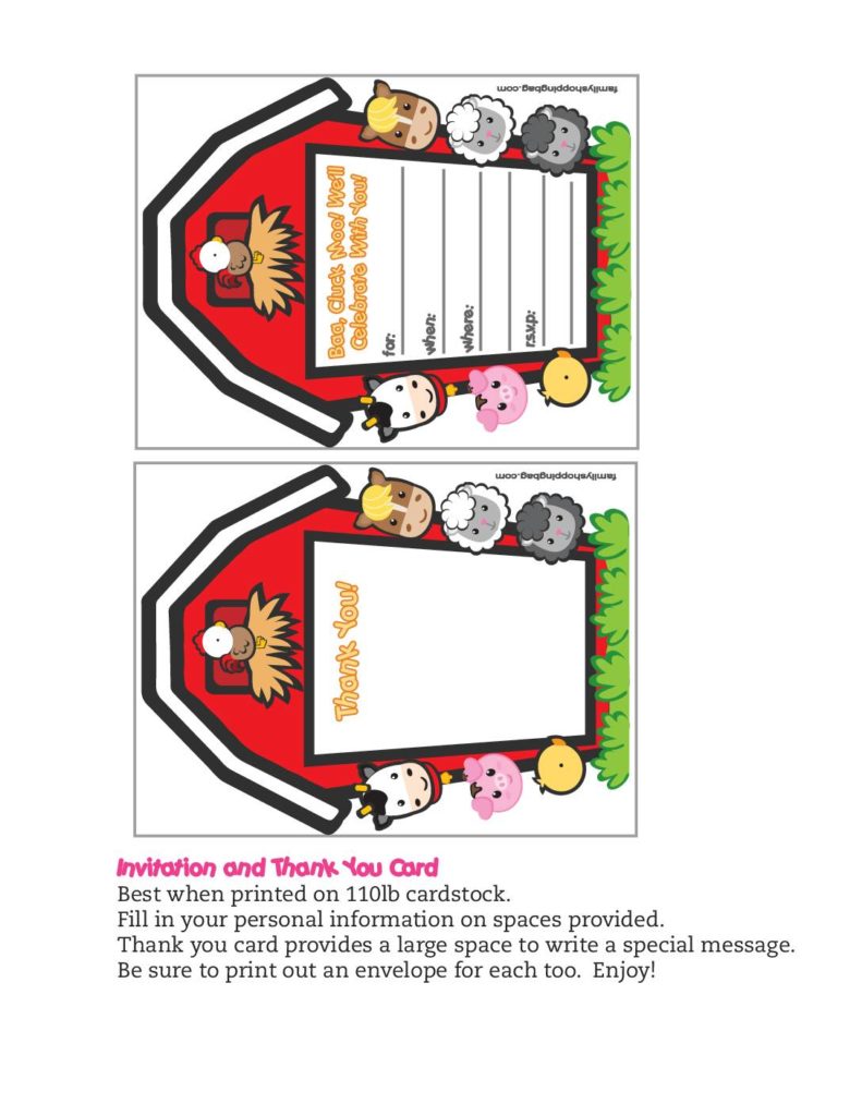 Invitations Farm  pdf