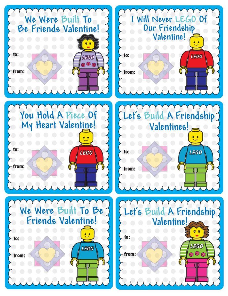 LEGO Valentines  pdf