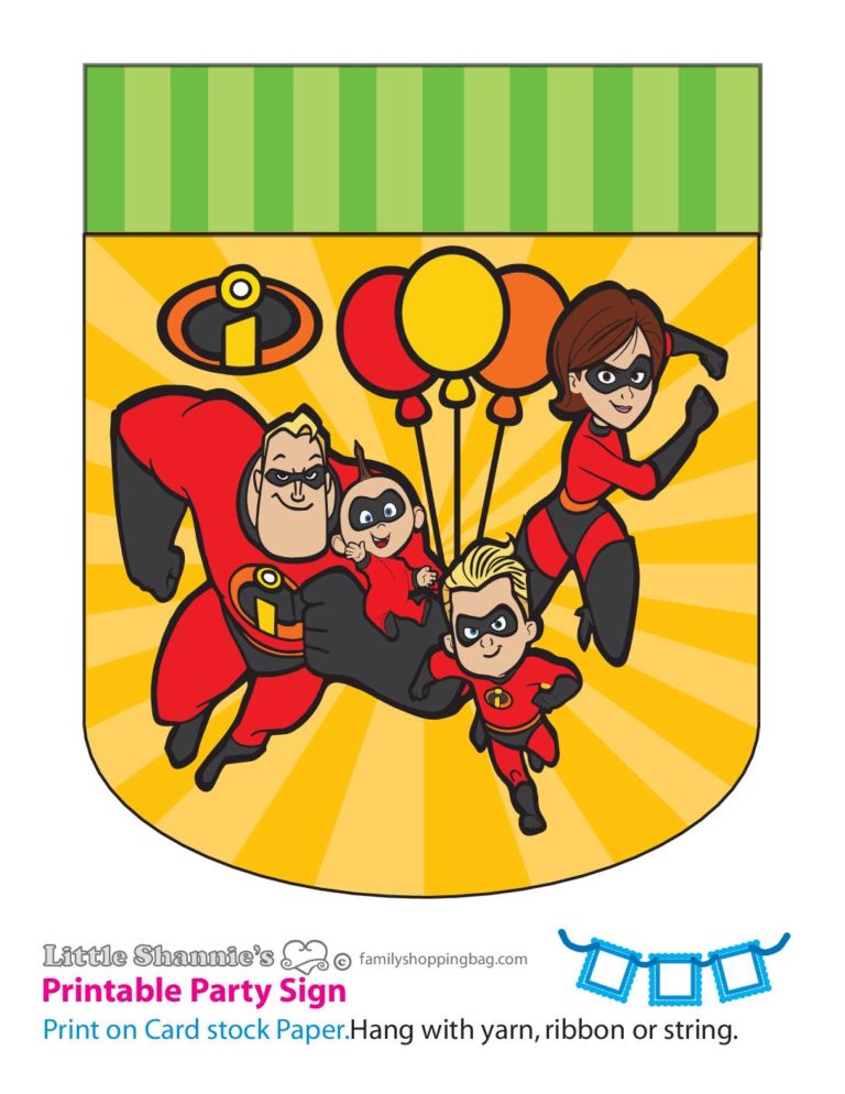 Free Printable Incredibles Coloring Pages and More | Lil Shannie.com