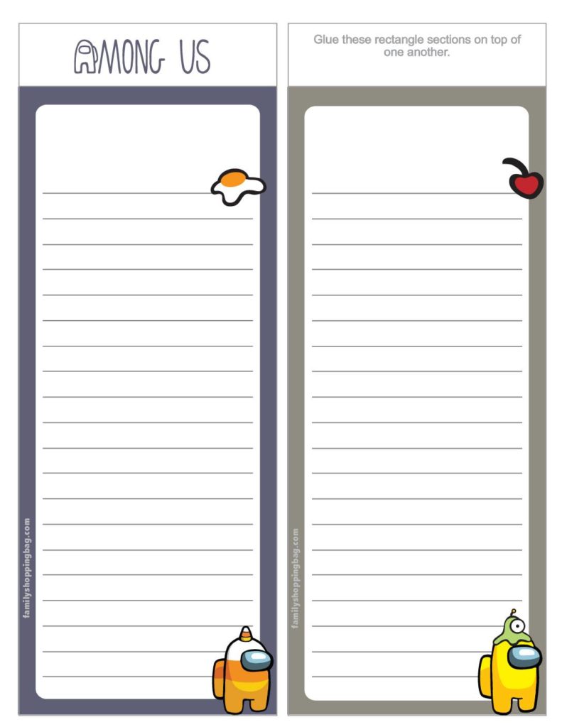 List Paper Among US  pdf