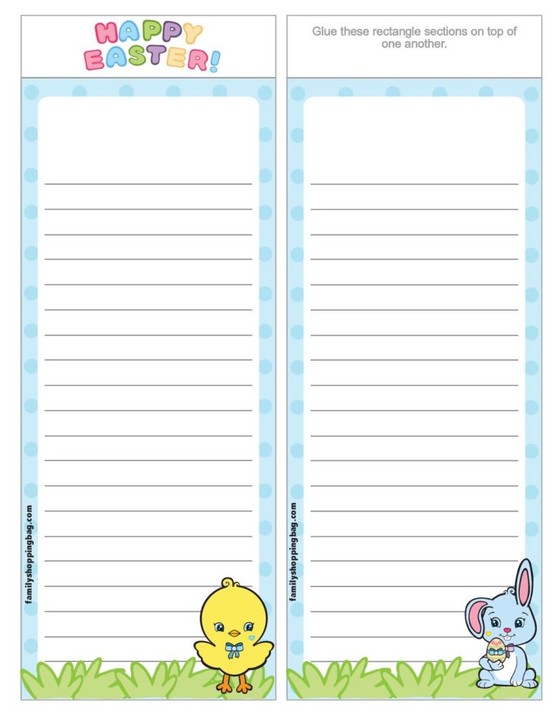 List Paper Box Easter  pdf