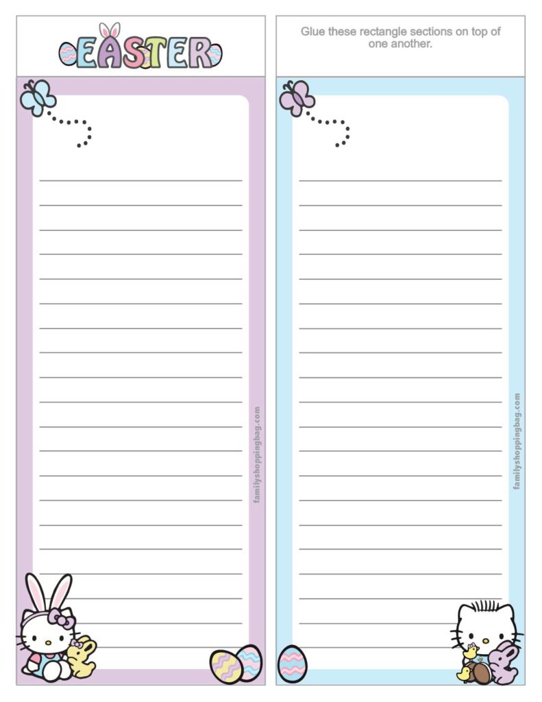 List Paper Easter  pdf