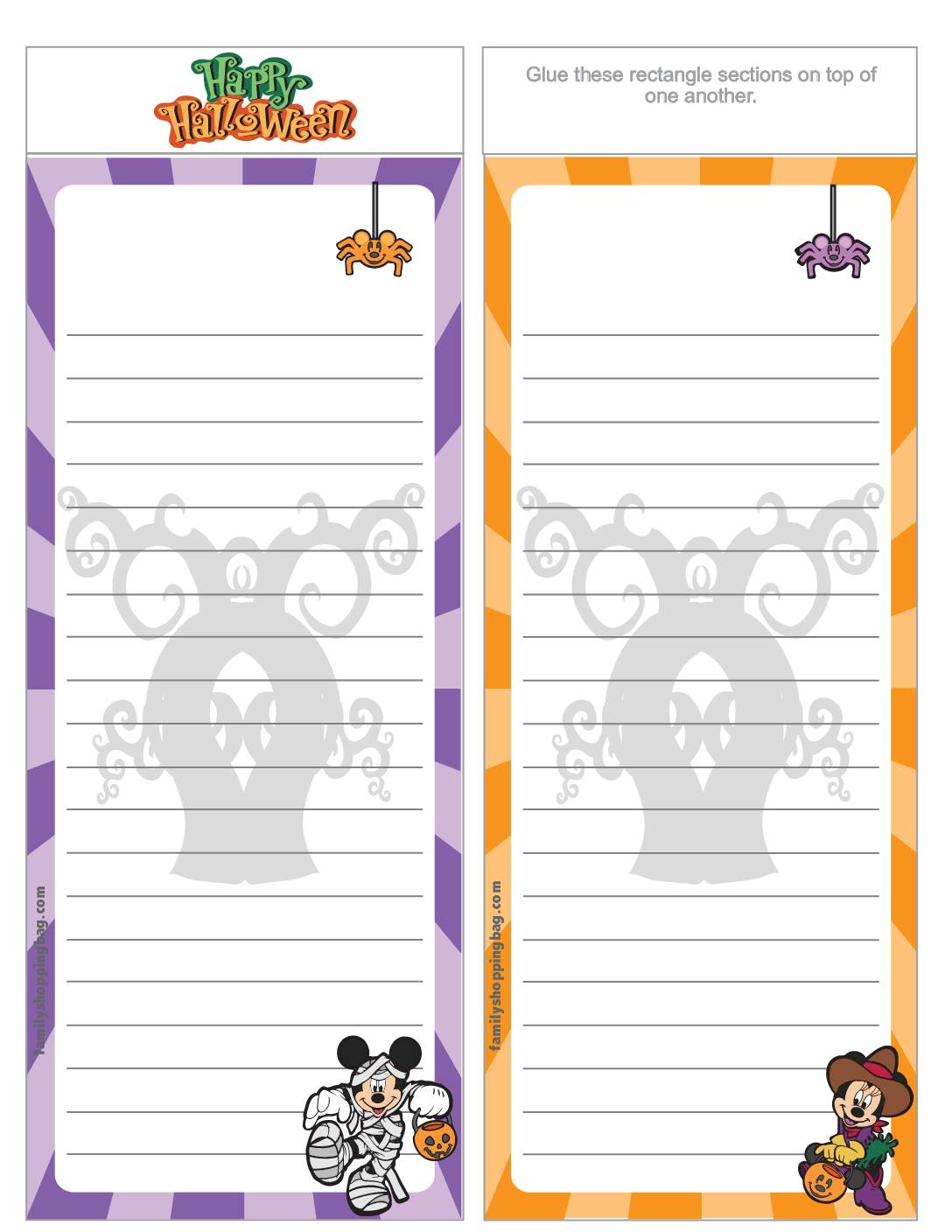 List Paper Mickey Halloween  pdf