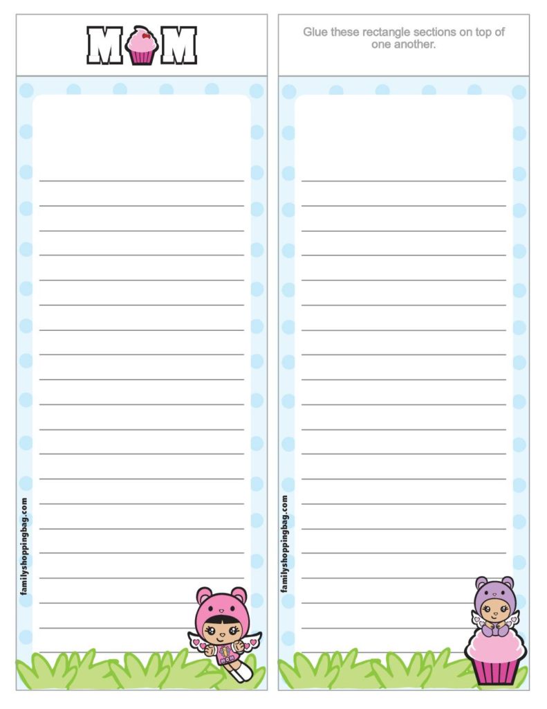 List Paper Mothers Day  pdf