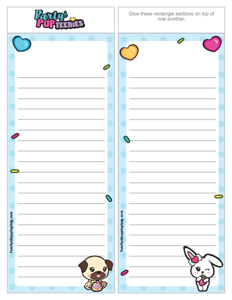 List Paper Party Pop Teenies  pdf
