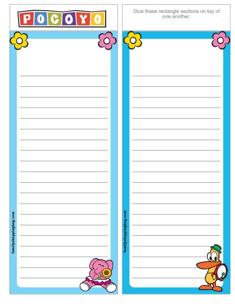 List Paper Pocoyo  pdf