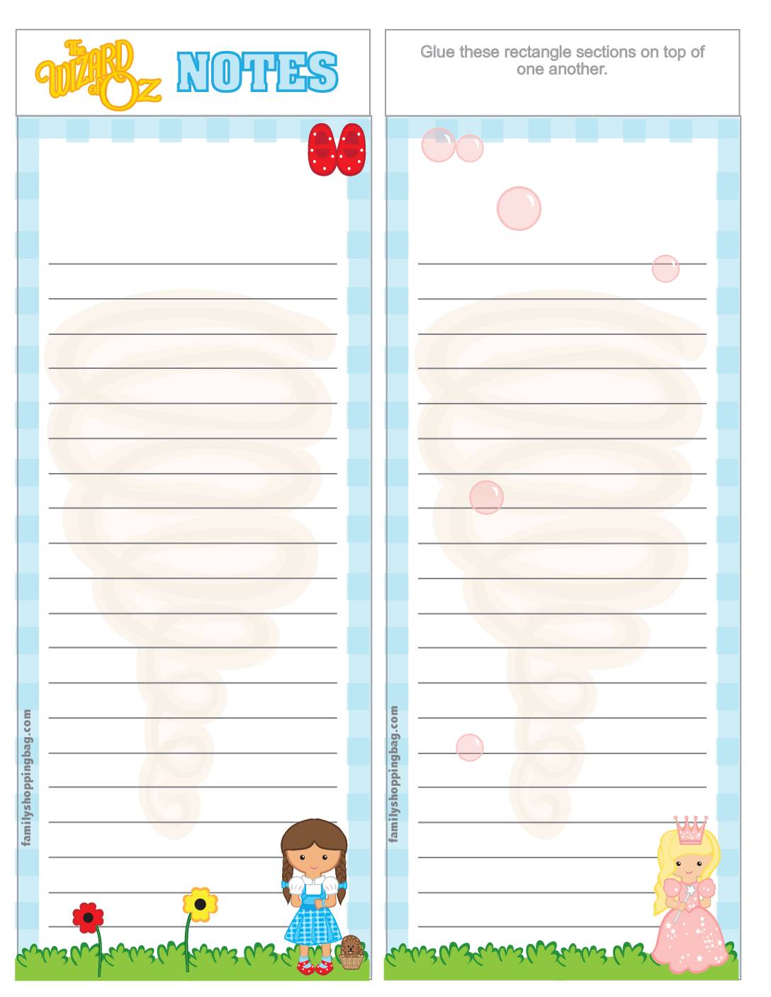 List Paper Wizard of Oz Stationery