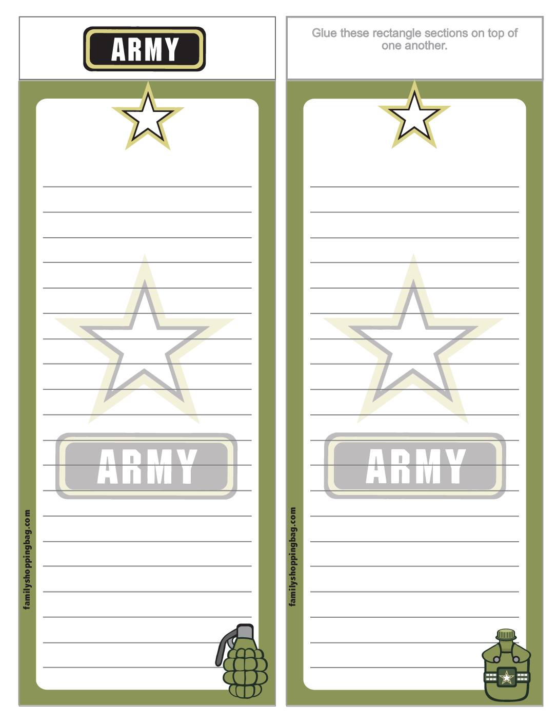 List paper army  pdf