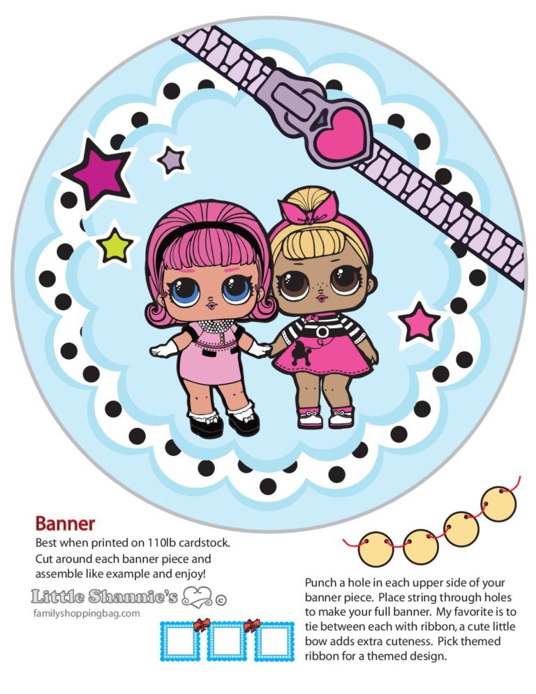 Free Printable Lol Surprise Coloring Pages and More | Lil Shannie.com