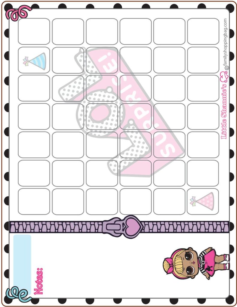 Lol Surprise Calendar  pdf