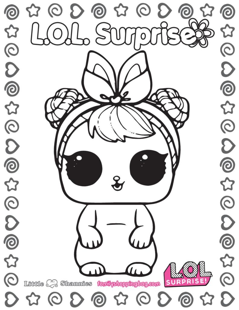 Lol Surprise Coloring Page  pdf