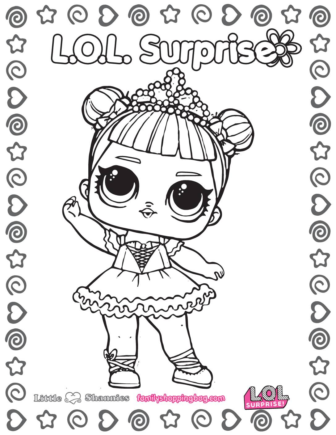 Lol Surprise Coloring Page 4 Coloring Pages