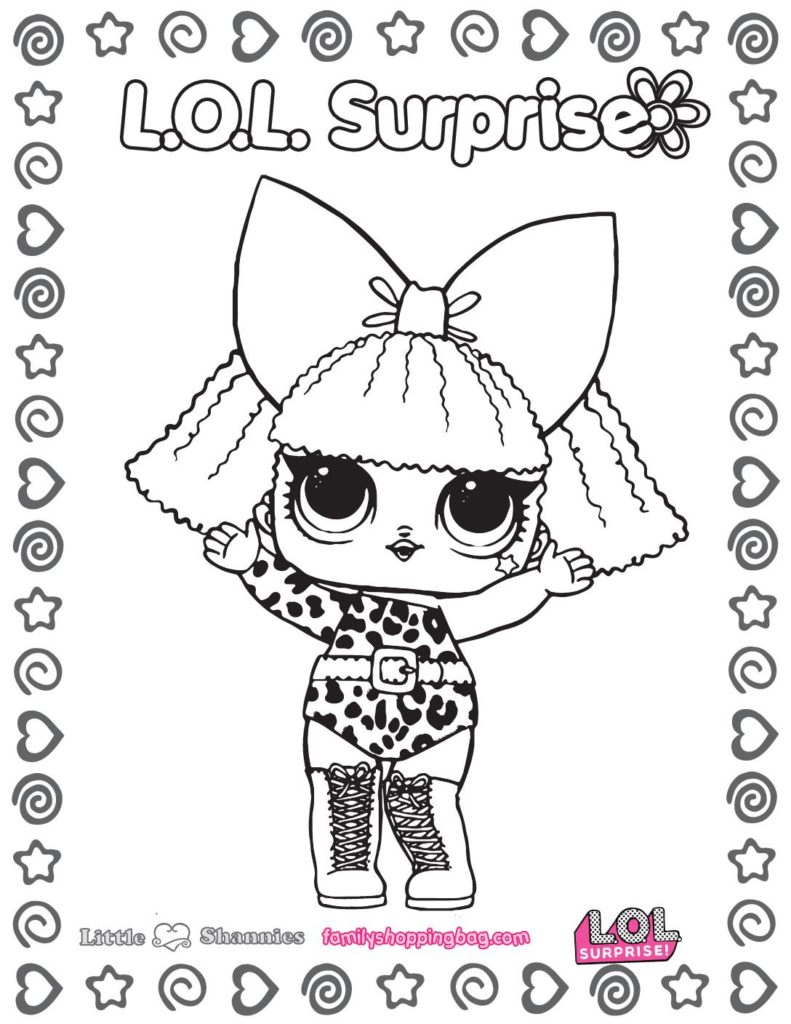 Lol Surprise Coloring Page   pdf