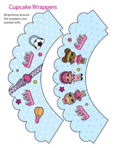 Lol Surprise Cupcake Wrappers  pdf