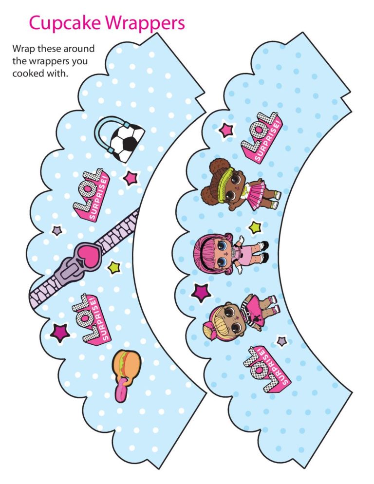 Lol Surprise Cupcake Toppers