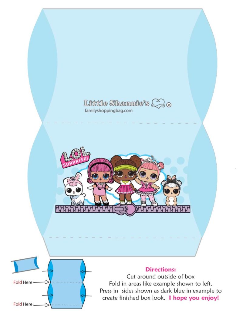 Lol Surprise Medium Favor Box  pdf